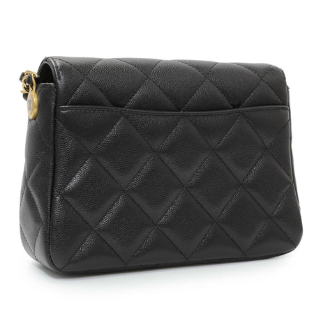 Chanel Black Caviar Seasonal Mini Flap Handbags Chanel