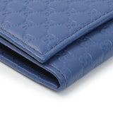 Gucci Blue Microguccissima Long Wallet Accessories Gucci