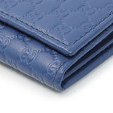 Gucci Blue Microguccissima Long Wallet Accessories Gucci