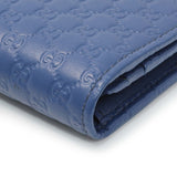 Gucci Blue Microguccissima Long Wallet Accessories Gucci