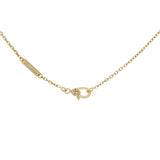 Van Cleef & Arpels 18K Yellow Gold Carnelian Vintage Alhambra Pendant Necklace Designer Jewellery Van Cleef and Arpels
