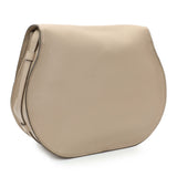 Chloe Beige Grained Calfskin Medium Marcie Saddle Bag Handbags Chloe