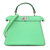 Fendi Edamame Shiny Nappa Petite Peekaboo I SEE U Satchel Handbags Fendi
