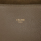 Celine Taupe Soft Grained Calfskin Small Belt Cabas Phantom