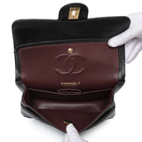 Chanel Black Caviar Small Quilted Classic Double Flap Handbags Chanel