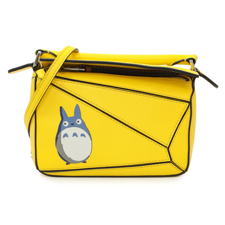 Loewe X Studio Ghibli Calfskin My Neighbour Totoro Mini Puzzle Bag Handbags Loewe