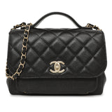 Chanel Black Caviar Medium Business Affinity Flap