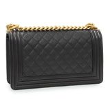 -7 items Thur July 9 ⬆️ - Chanel Black Quilted Caviar Medium Boy Flap Handbags Chanel