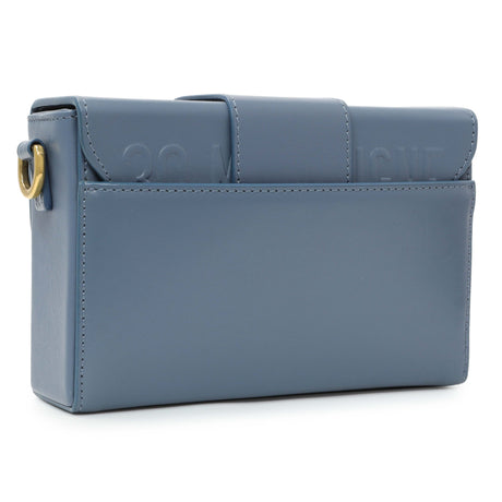 Christian Dior Blue Smooth Calfskin Montaigne 30 Box Shoulder Handbags Christian Dior