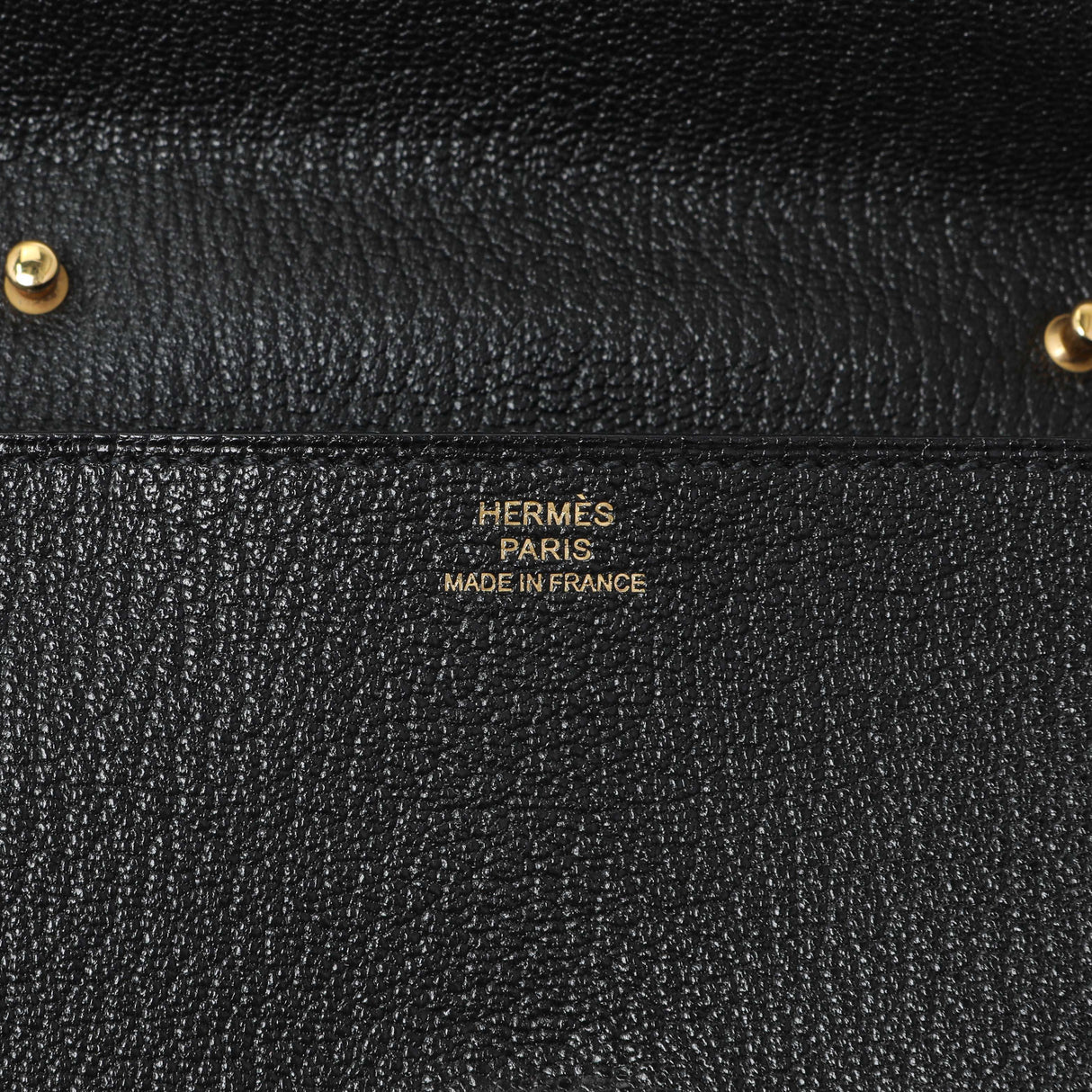 Hermes Black Chèvre Mysore Clic 16 Handbags Hermes
