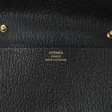 Hermes Black Chèvre Mysore Clic 16 Handbags Hermes