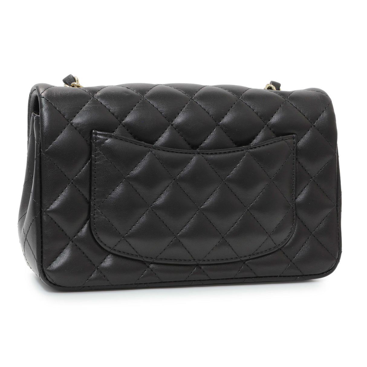 -7 items Sat July 11 ⬆️- Chanel Black Lambskin Quilted Mini Rectangular Flap Handbags Chanel
