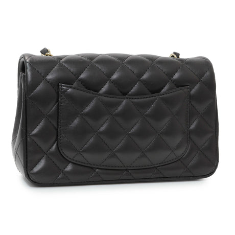 -7 items Sat July 11 ⬆️- Chanel Black Lambskin Quilted Mini Rectangular Flap Handbags Chanel