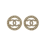 Chanel Pearl CC Earrings