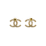 Chanel Crystal CC Earrings