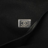 Chanel Black Canvas Small Deauville Tote