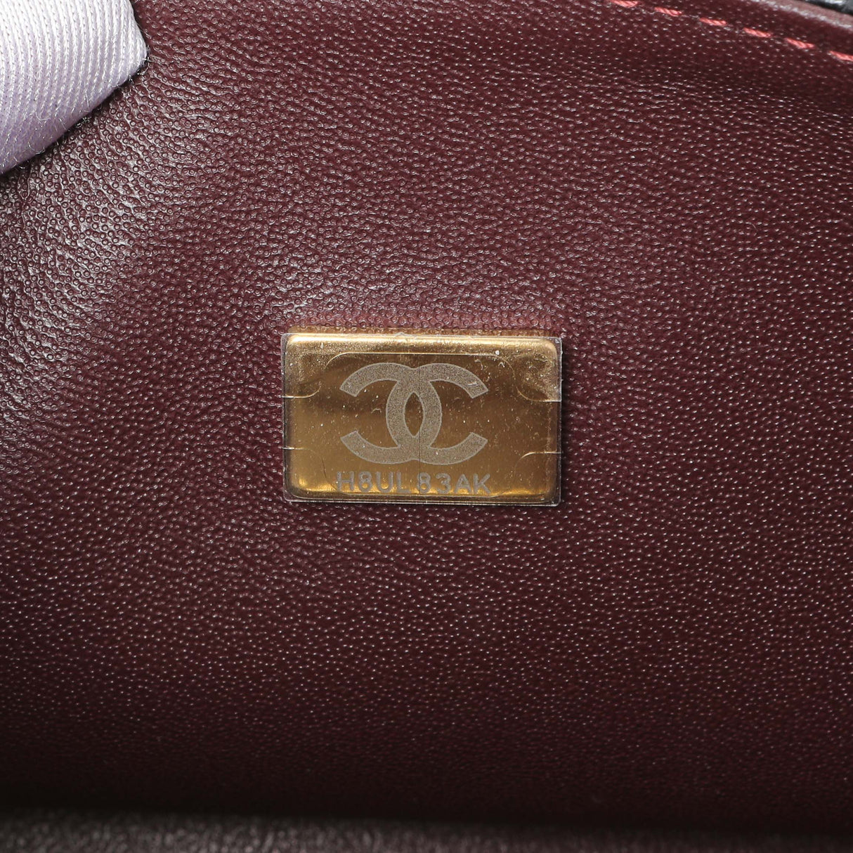 Chanel Black Caviar Small Quilted Classic Double Flap Handbags Chanel