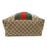 Gucci Brown GG Supreme Canvas Web Backpack Handbags Gucci