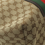Gucci Brown GG Supreme Canvas Web Backpack Handbags Gucci