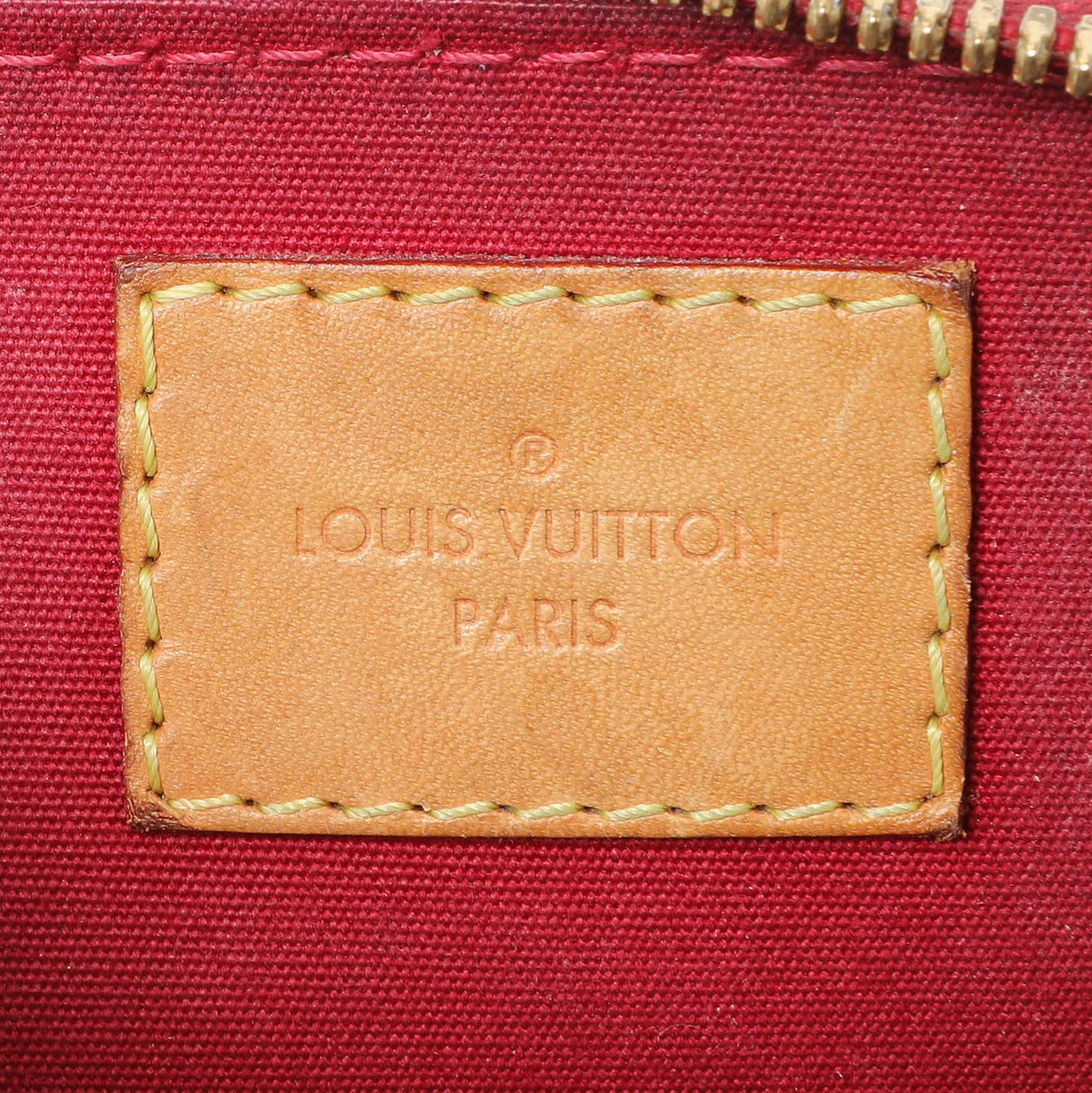 Louis Vuitton Red Vernis Alma BB