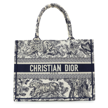 -7 items Sun July 12 ⬆️- Christian Dior Blue Dioriviera Reverse Striped Toile De Jouy Medium Book Tote Handbags Christian Dior