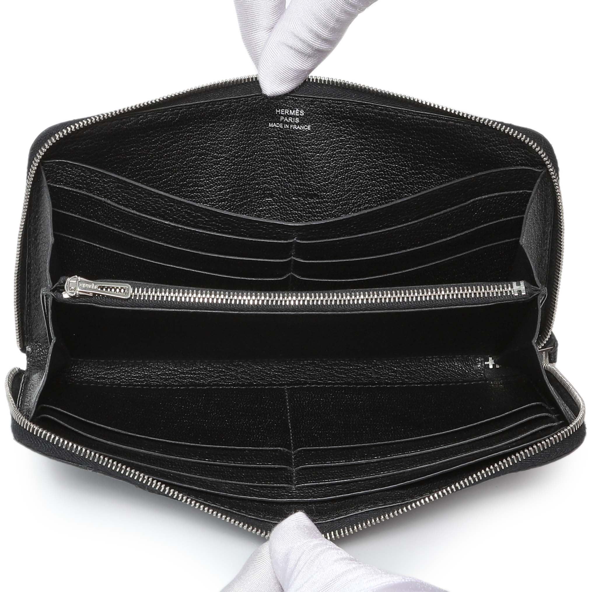 Hermes Black Chevre Azap Wallet – Modaselle