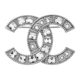Chanel Crystal CC Brooch