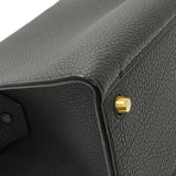 Celine Black Bullhide Calfskin Ring Bag Handbags Celine