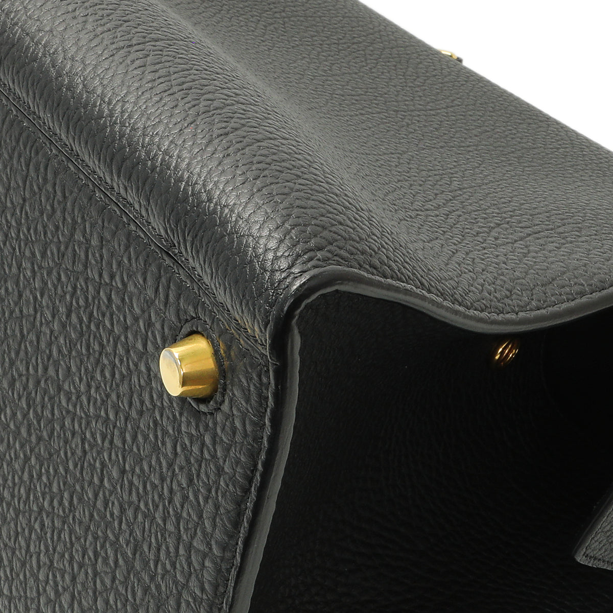 Celine Black Bullhide Calfskin Ring Bag Handbags Celine
