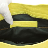 Balenciaga Lime Agneau Classic Hardware Velo Handbags Balenciaga