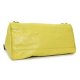 Balenciaga Lime Agneau Classic Hardware Velo Handbags Balenciaga