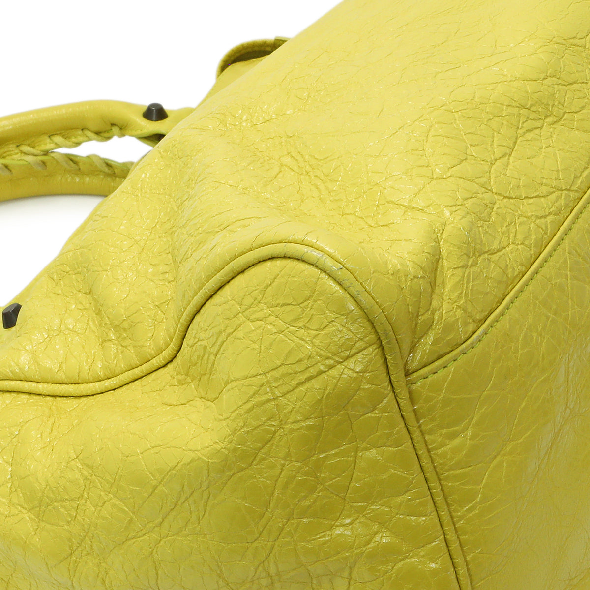 Balenciaga Lime Agneau Classic Hardware Velo Handbags Balenciaga