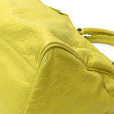 Balenciaga Lime Agneau Classic Hardware Velo Handbags Balenciaga