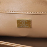 Chanel Beige Lambskin Quilted Small Trendy CC Dual Handle Flap Bag