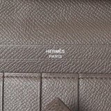 Hermes Etoupe Epsom Bearn Gusset Wallet