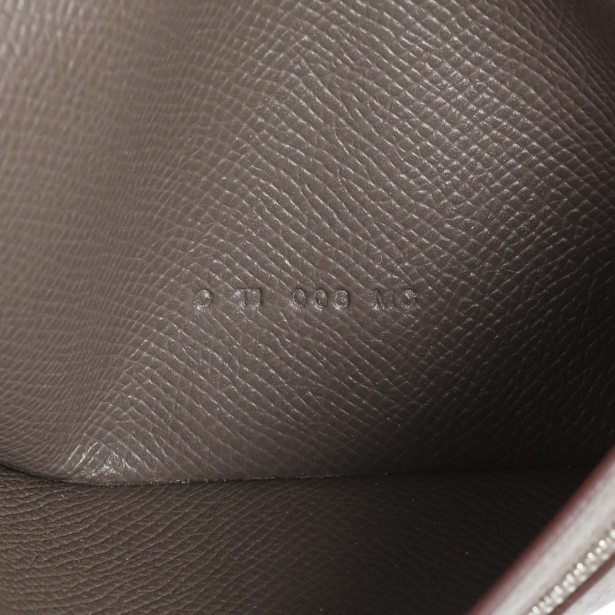 Hermes Etoupe Epsom Bearn Gusset Wallet