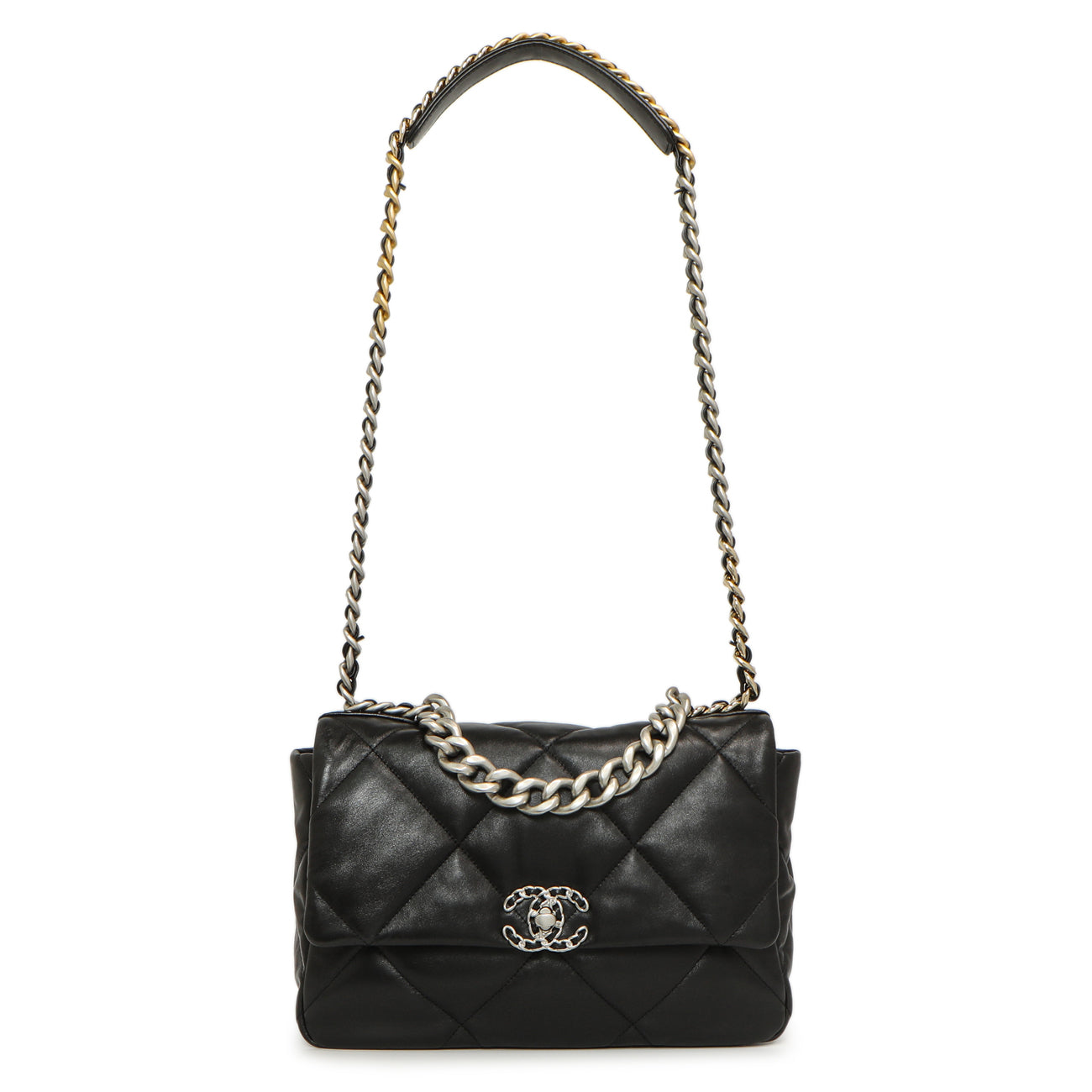 Chanel Black Quilted Lambskin Large 19 Flap – Modaselle