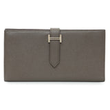 Hermes Etoupe Epsom Bearn Gusset Wallet