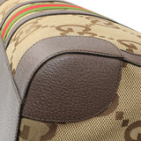 Gucci Monogram Jumbo GG Textured Dollar Calfskin Web Large Duffle Bag Handbags Gucci