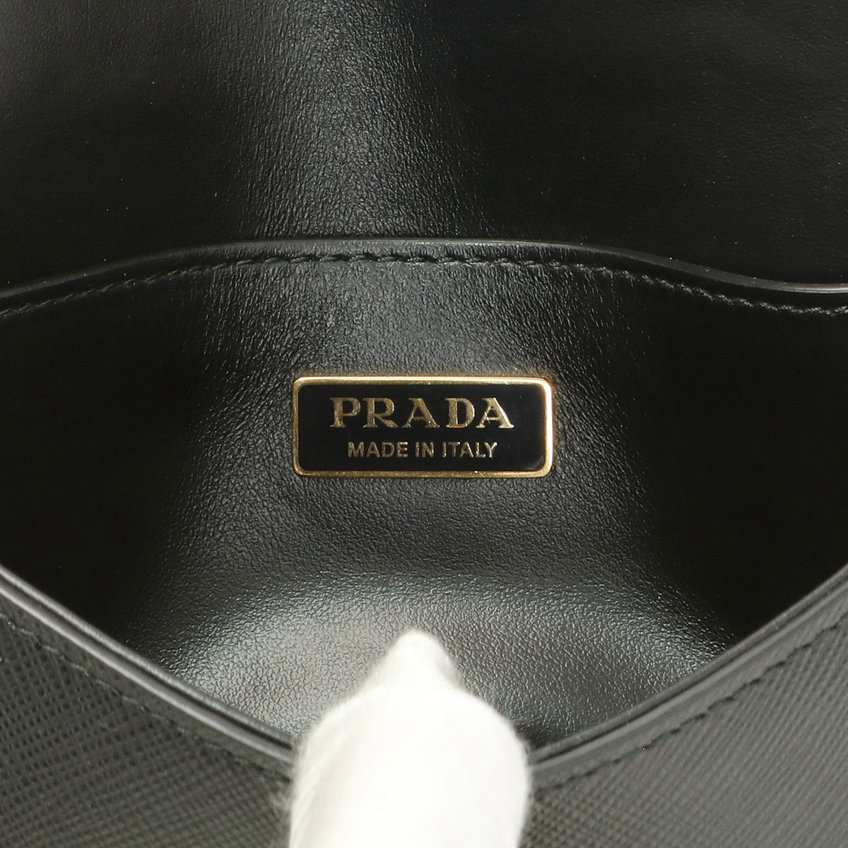 Prada Black Saffiano Leather Mini Crossbody Bag Handbags Prada