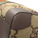 Gucci Monogram Jumbo GG Textured Dollar Calfskin Web Large Duffle Bag Handbags Gucci