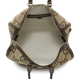 Gucci Monogram Jumbo GG Textured Dollar Calfskin Web Large Duffle Bag Handbags Gucci