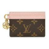 Louis Vuitton Rose Ballerine Monogram LV Charms Card Holder Accessories Louis Vuitton