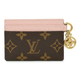 Louis Vuitton Rose Ballerine Monogram LV Charms Card Holder Accessories Louis Vuitton