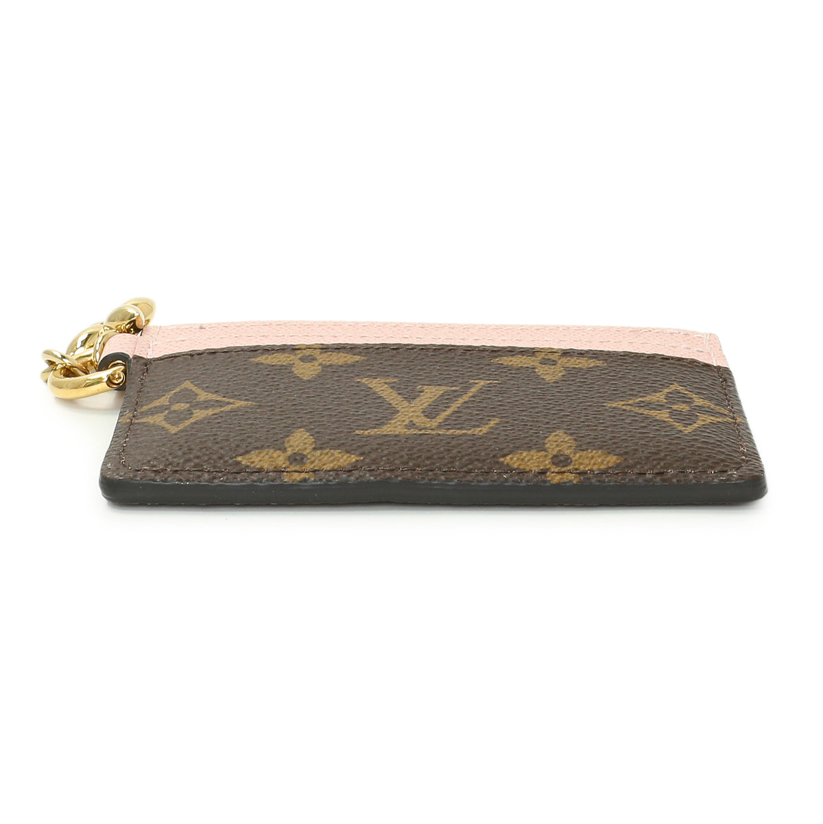 Louis Vuitton Rose Ballerine Monogram LV Charms Card Holder Accessories Louis Vuitton