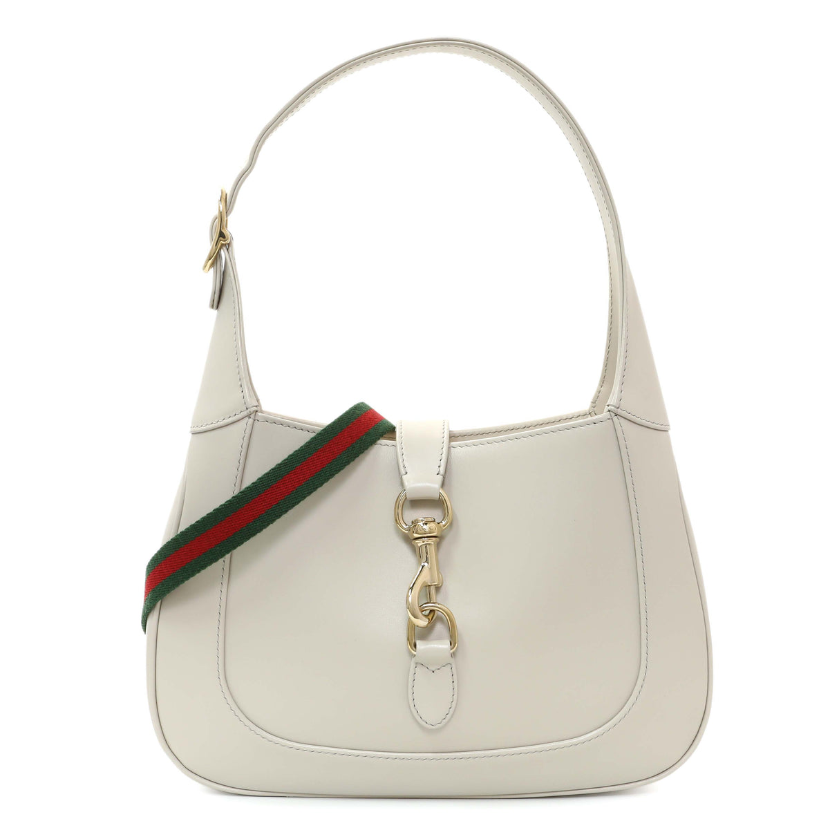 Gucci Grey Calfskin Small Jackie Shoulder Bag