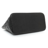 Chanel Black Quilted Caviar Medallion Tote Handbags Chanel