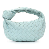 Bottega Veneta Light Blue Nappa Intrecciato Mini Jodie Handbags Bottega Veneta