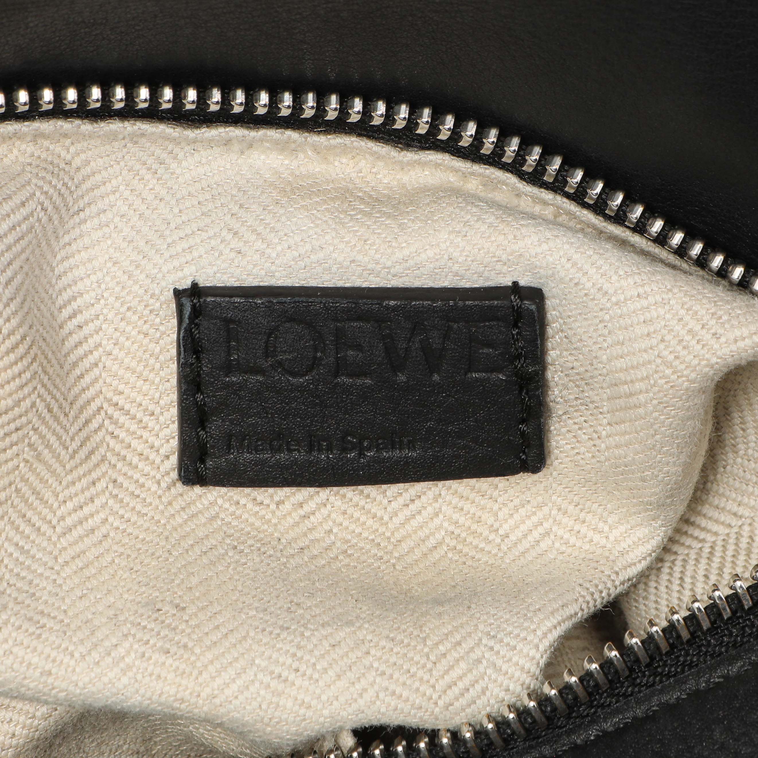 Loewe Black Calfskin Medium Puzzle Bag – Modaselle