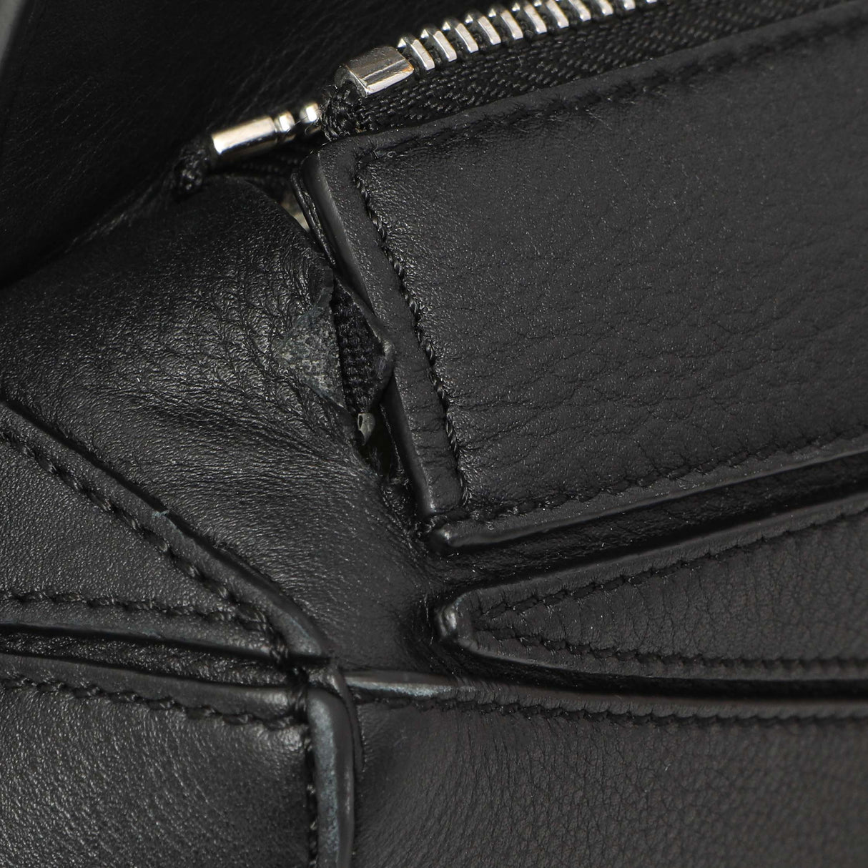 Loewe Black Calfskin Medium Puzzle Bag